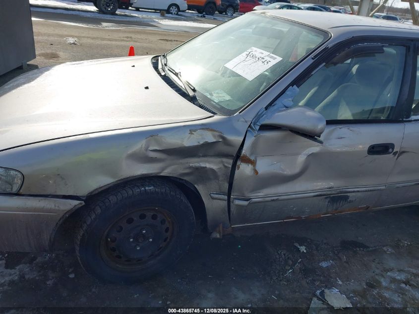 2000 Toyota Corolla Le VIN: 2T1BR12E4YC364551 Lot: 43865745