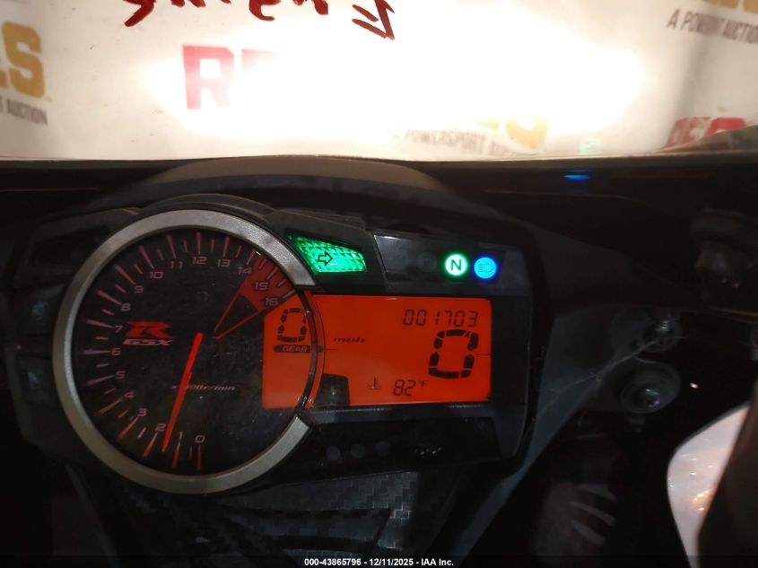 2024 Suzuki Gsx-R750 VIN: JS1GR7MA5R7100075 Lot: 43865796