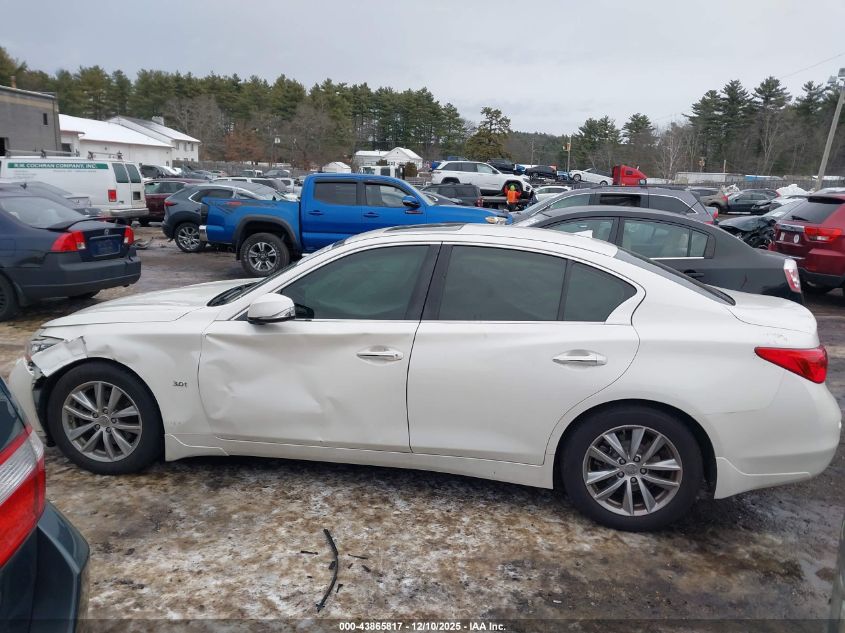 2016 Infiniti Q50 3.0T Premium VIN: JN1EV7AR3GM345039 Lot: 43865817