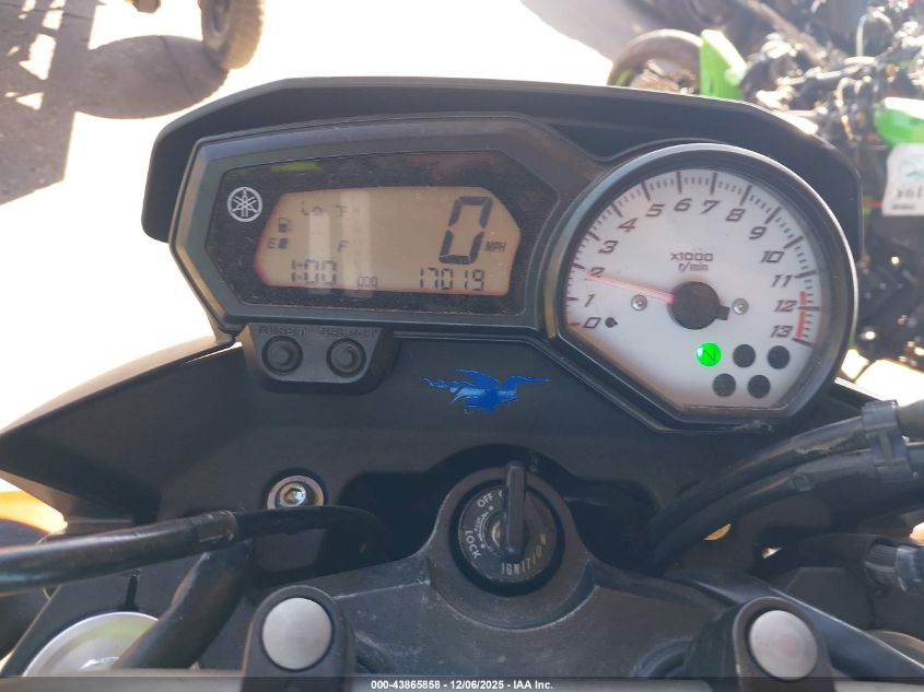 2012 Yamaha Fz8 N VIN: JYARN27E7CA002215 Lot: 43865858