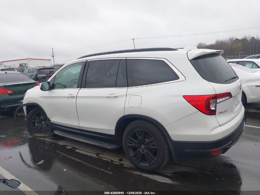 2022 Honda Pilot 2Wd Special Edition VIN: 5FNYF5H2XNB024772 Lot: 43865895