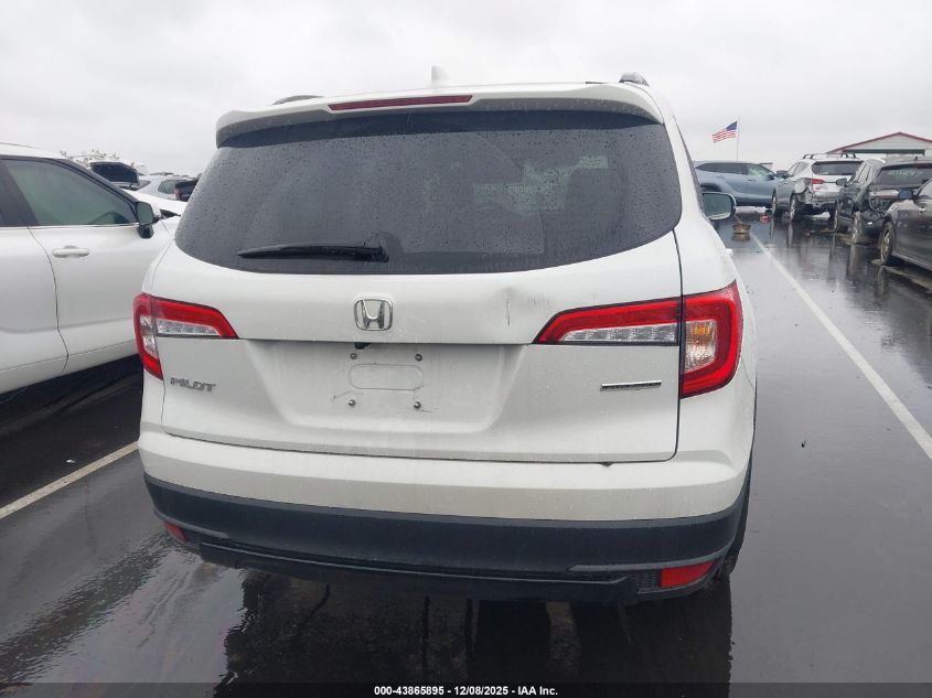 2022 Honda Pilot 2Wd Special Edition VIN: 5FNYF5H2XNB024772 Lot: 43865895