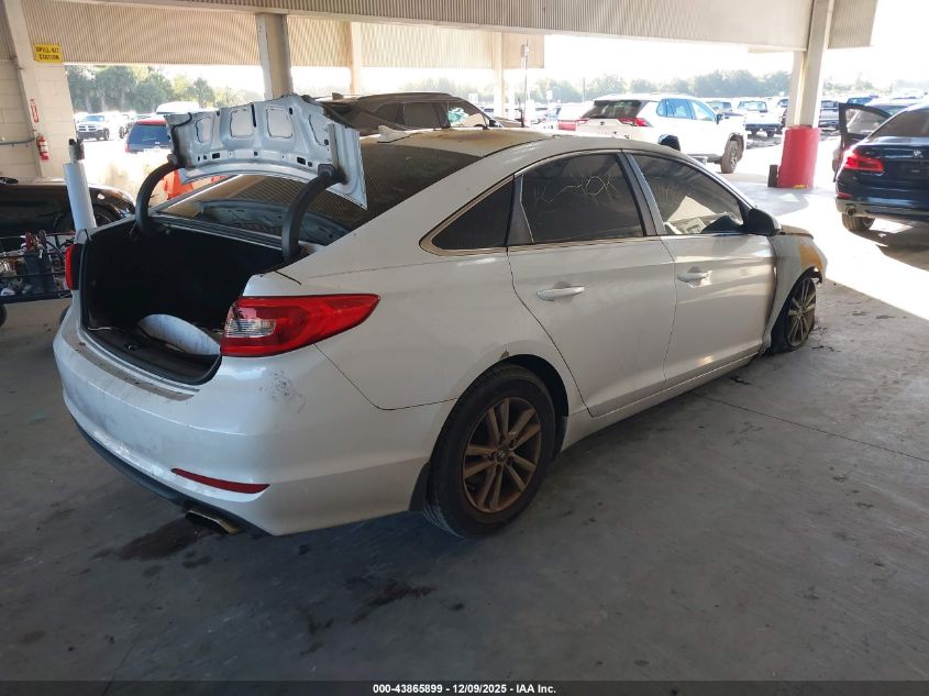 2016 Hyundai Sonata Se VIN: 5NPE24AF6GH308152 Lot: 43865899