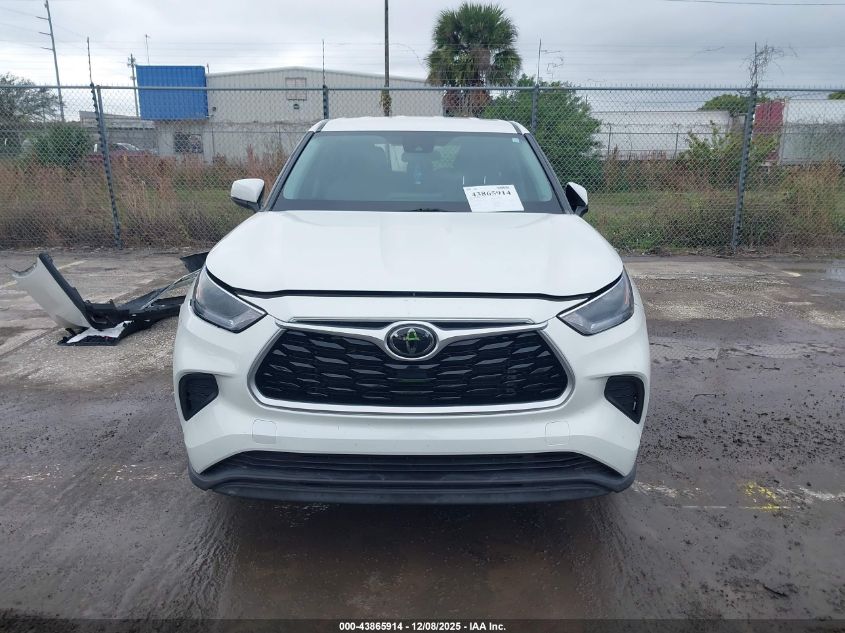 2021 Toyota Highlander L VIN: 5TDCZRAH0MS525610 Lot: 43865914