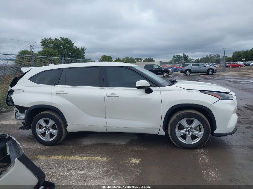 2021 Toyota Highlander L VIN: 5TDCZRAH0MS525610 Lot: 43865914