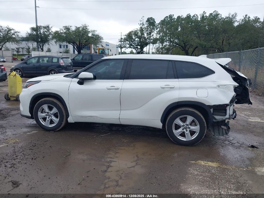 2021 Toyota Highlander L VIN: 5TDCZRAH0MS525610 Lot: 43865914