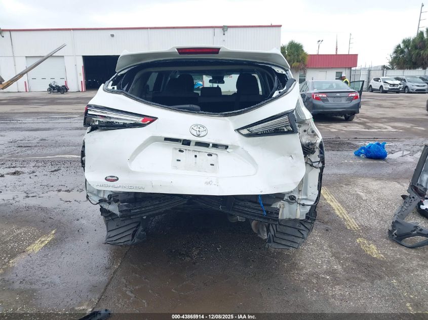 2021 Toyota Highlander L VIN: 5TDCZRAH0MS525610 Lot: 43865914