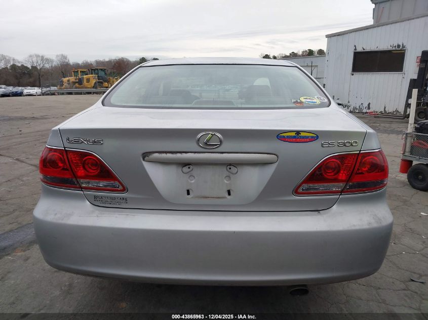 2005 Lexus Es 330 VIN: JTHBA30G255128138 Lot: 43865963