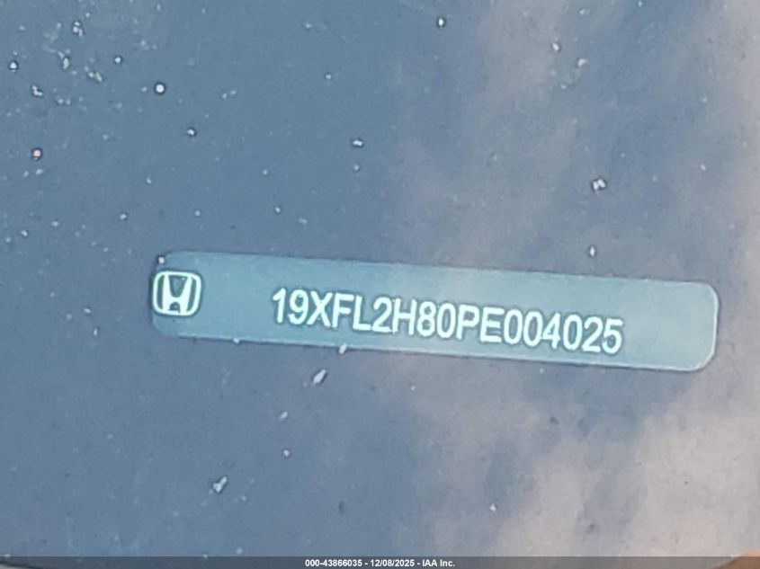 2023 Honda Civic Sport VIN: 19XFL2H80PE004025 Lot: 43866035