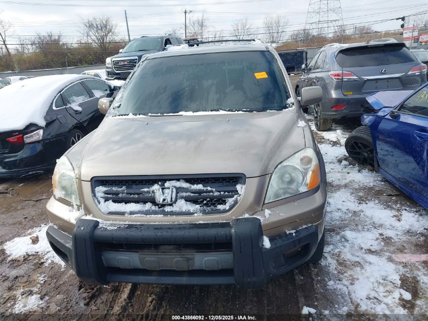 2004 Honda Pilot Ex-L VIN: 2HKYF18664H618464 Lot: 43866092