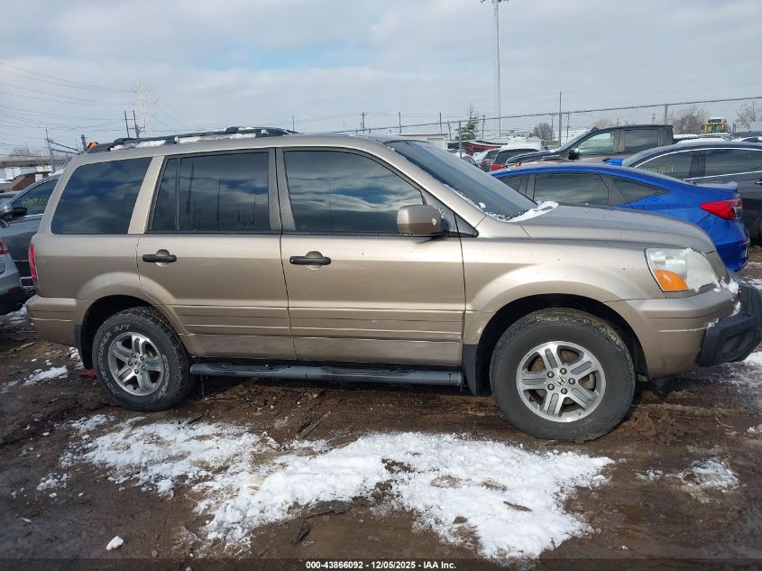 2004 Honda Pilot Ex-L VIN: 2HKYF18664H618464 Lot: 43866092