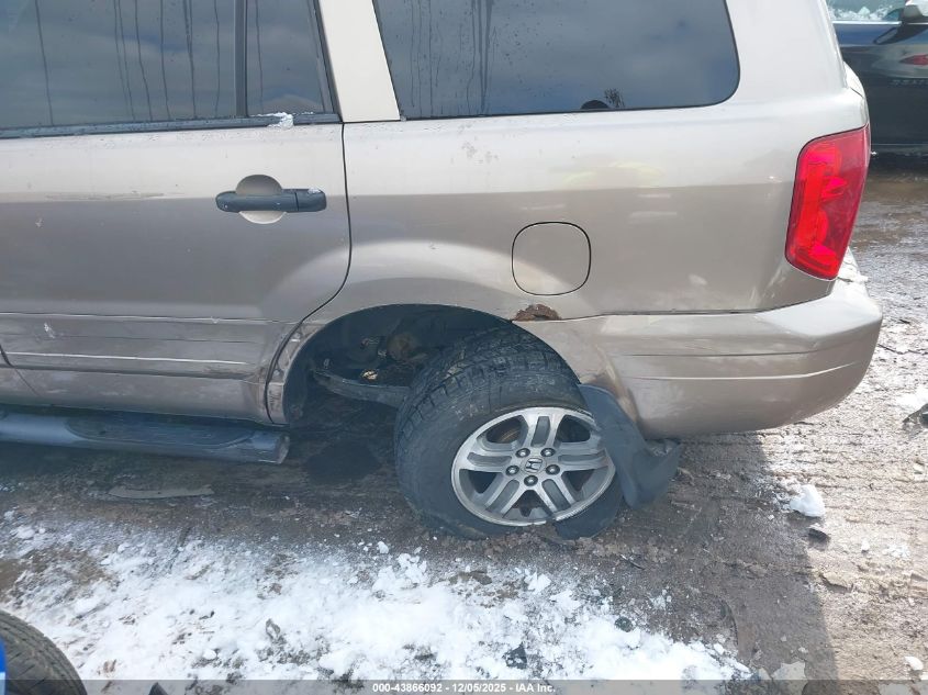 2004 Honda Pilot Ex-L VIN: 2HKYF18664H618464 Lot: 43866092