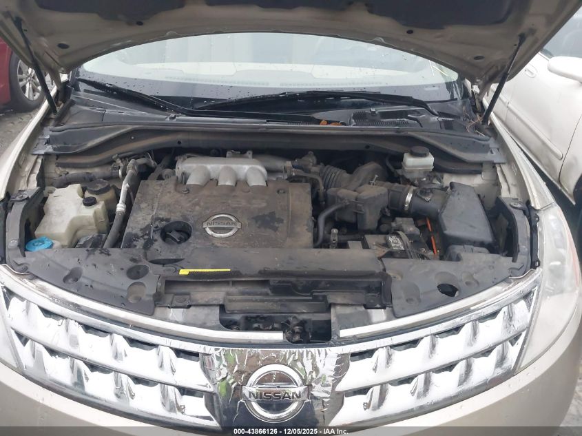 2007 Nissan Murano S VIN: JN8AZ08W77W631942 Lot: 43866126