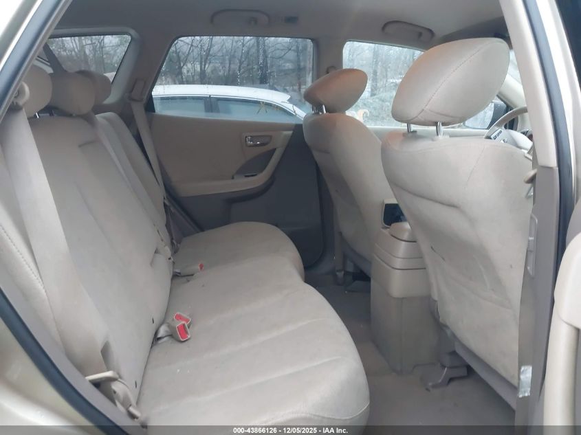 2007 Nissan Murano S VIN: JN8AZ08W77W631942 Lot: 43866126