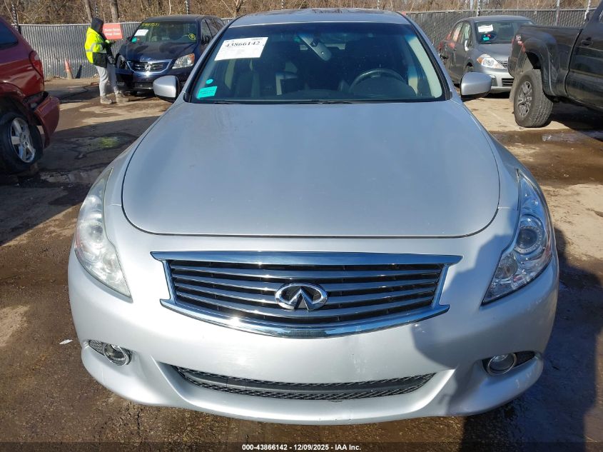 2012 Infiniti G37X VIN: JN1CV6AR8CM670099 Lot: 43866142