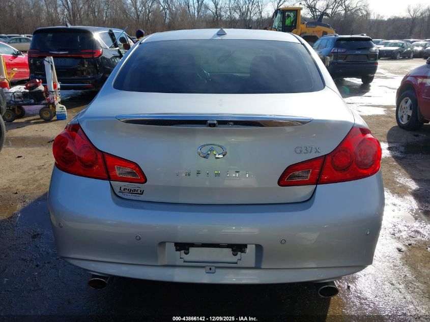 2012 Infiniti G37X VIN: JN1CV6AR8CM670099 Lot: 43866142