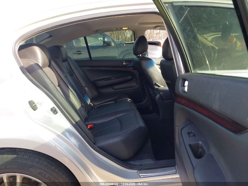 2012 Infiniti G37X VIN: JN1CV6AR8CM670099 Lot: 43866142