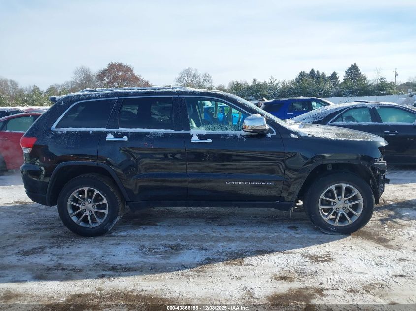 2016 Jeep Grand Cherokee Limited VIN: 1C4RJFBGXGC398781 Lot: 43866155