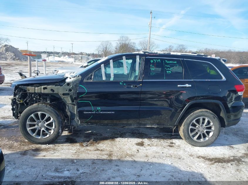 2016 Jeep Grand Cherokee Limited VIN: 1C4RJFBGXGC398781 Lot: 43866155