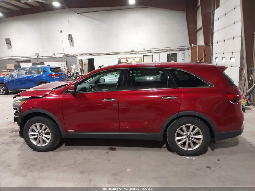 2019 Kia Sorento 2.4L Lx VIN: 5XYPGDA38KG558380 Lot: 43866172
