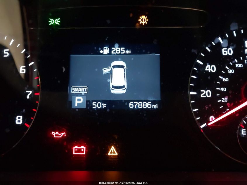 2019 Kia Sorento 2.4L Lx VIN: 5XYPGDA38KG558380 Lot: 43866172