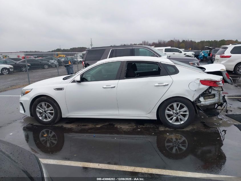 2019 Kia Optima Lx VIN: 5XXGT4L35KG277991 Lot: 43866202