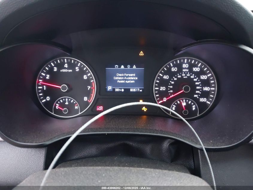 2019 Kia Optima Lx VIN: 5XXGT4L35KG277991 Lot: 43866202