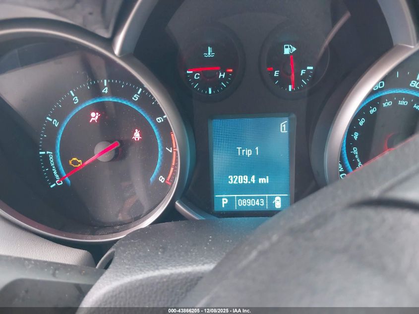 2011 Chevrolet Cruze Ls VIN: 1G1PC5SH0B7298316 Lot: 43866205