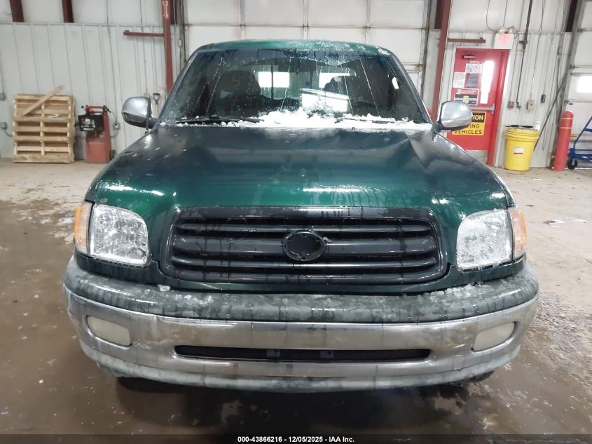 2000 Toyota Tundra Sr5 V8 VIN: 5TBBT4415YS074963 Lot: 43866216