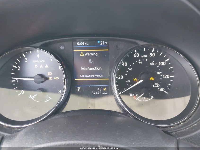 2019 Nissan Rogue Sv VIN: JN8AT2MV8KW397667 Lot: 43866219