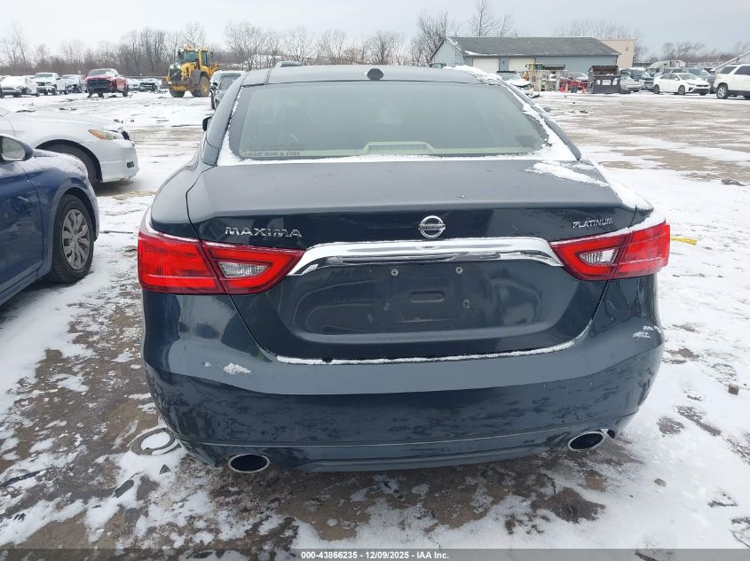 2017 Nissan Maxima 3.5 Platinum VIN: 1N4AA6AP8HC436207 Lot: 43866235