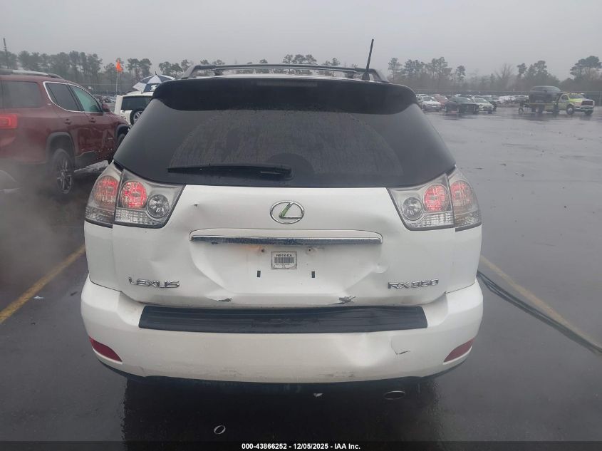 2008 Lexus Rx 350 VIN: 2T2GK31U08C030804 Lot: 43866252