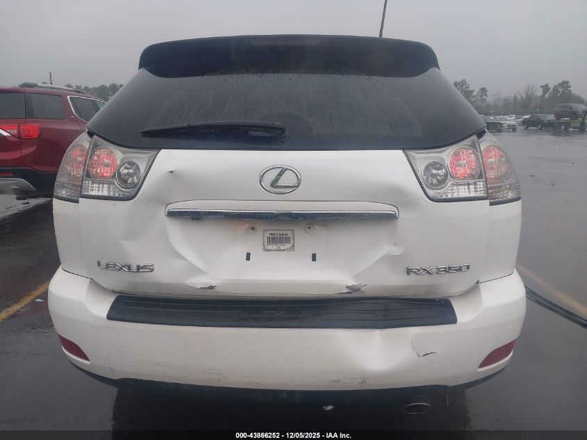 2008 Lexus Rx 350 VIN: 2T2GK31U08C030804 Lot: 43866252