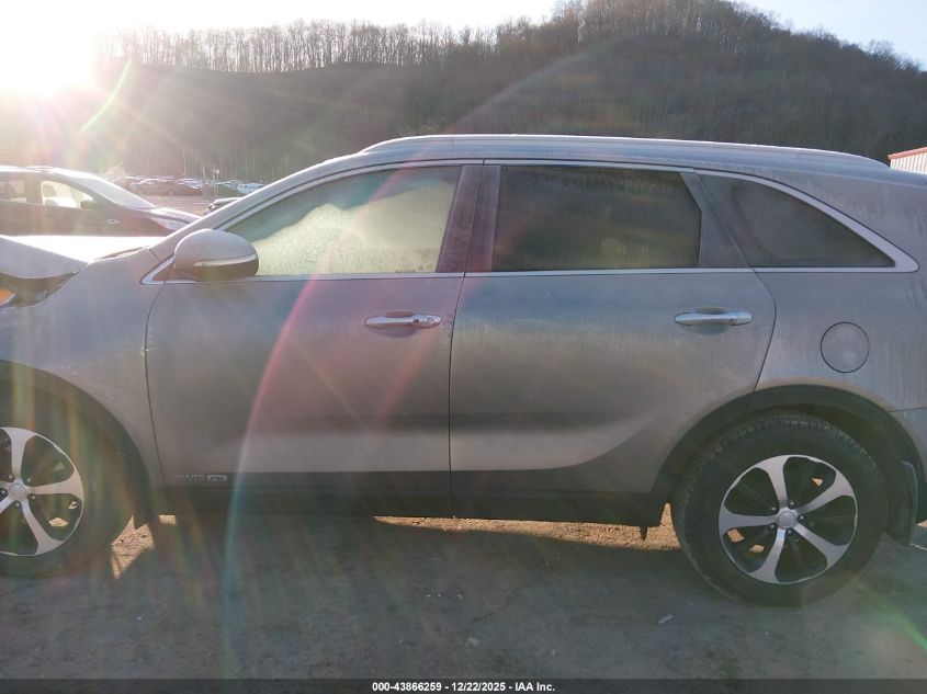 2017 Kia Sorento 3.3L Ex VIN: 5XYPHDA50HG221483 Lot: 43866259