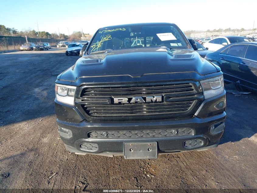 2019 Ram 1500 Laramie 4X4 5'7 Box VIN: 1C6SRFJT0KN712967 Lot: 43866273
