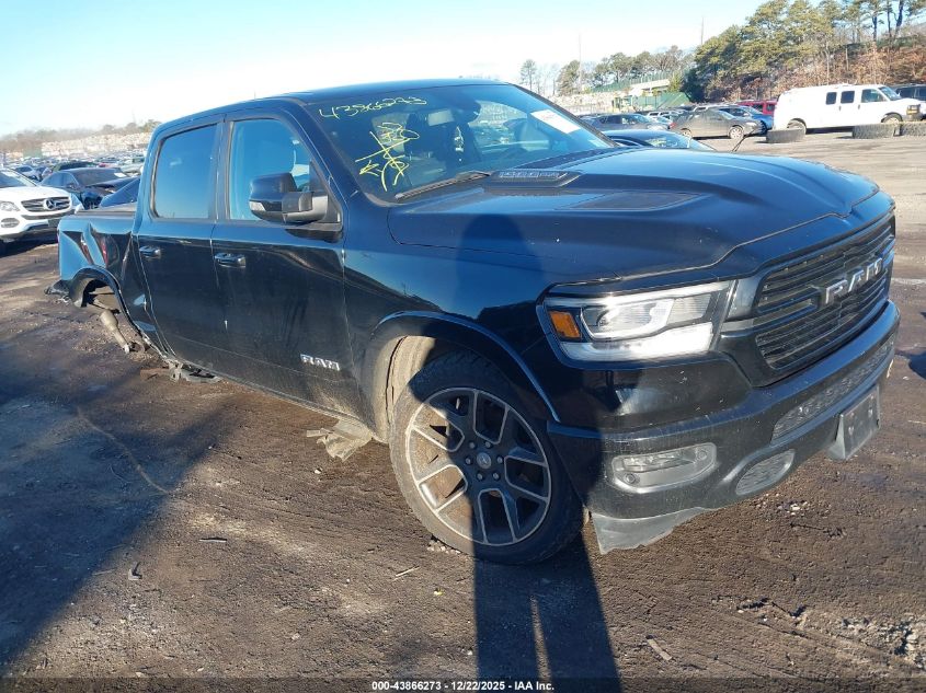 2019 Ram 1500 Laramie 4X4 5'7 Box VIN: 1C6SRFJT0KN712967 Lot: 43866273