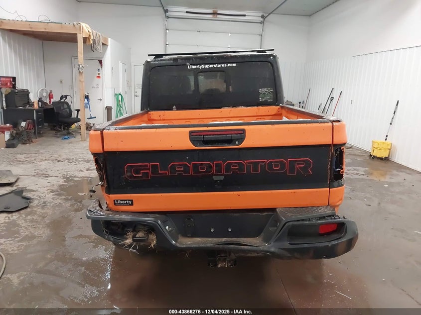 2025 Jeep Gladiator Willys VIN: 1C6PJTAG5SL523399 Lot: 43866276