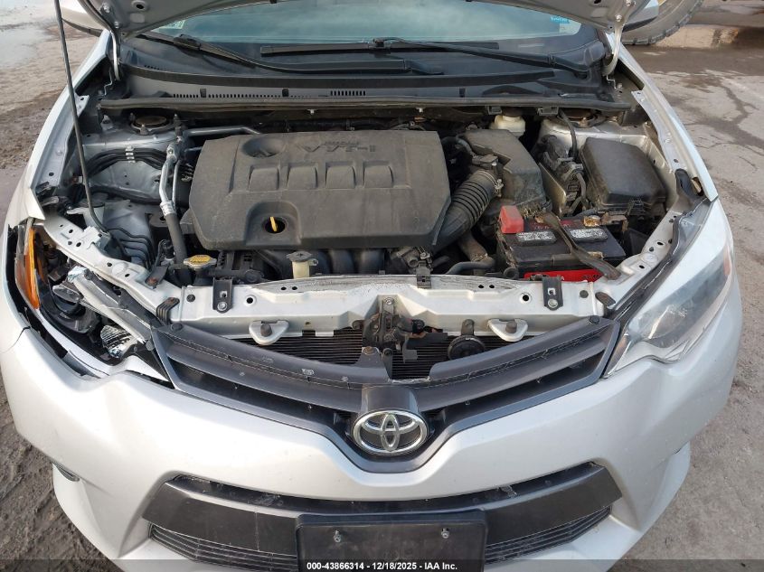 2016 Toyota Corolla Le VIN: 2T1BURHE5GC737048 Lot: 43866314