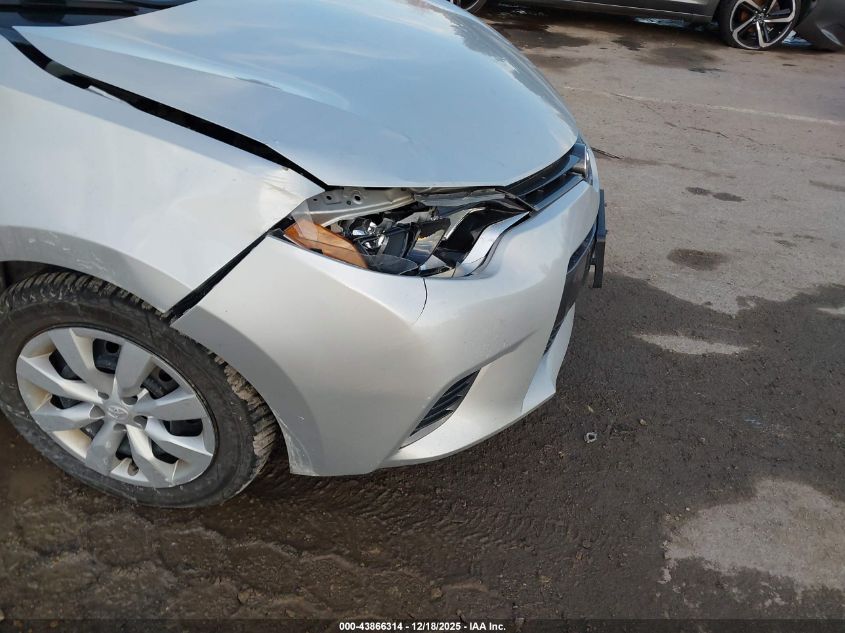 2016 Toyota Corolla Le VIN: 2T1BURHE5GC737048 Lot: 43866314