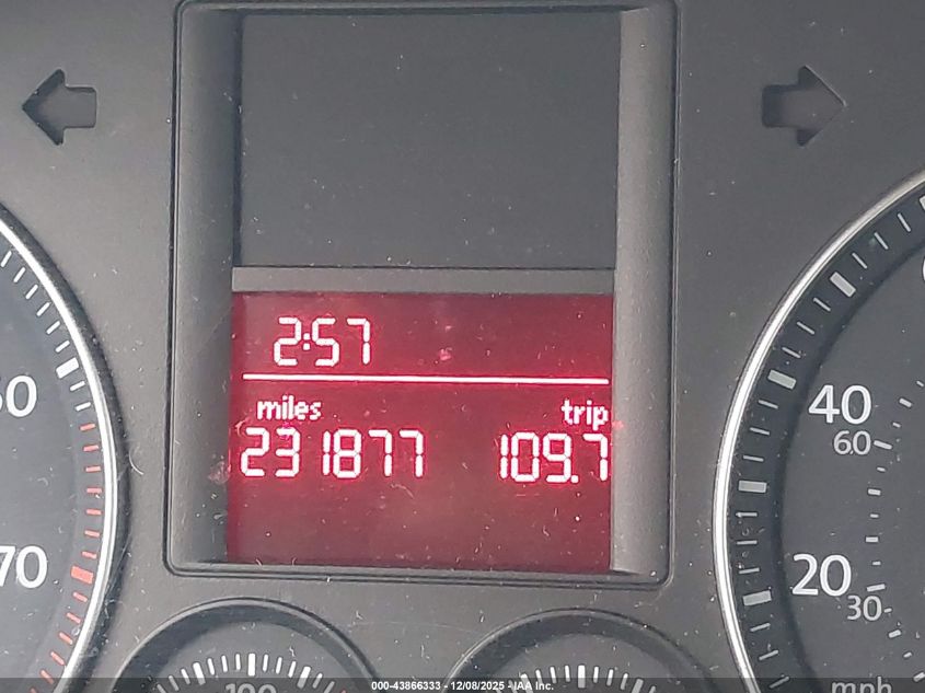 2009 Volkswagen Jetta S VIN: 3VWJM71K39M130833 Lot: 43866333