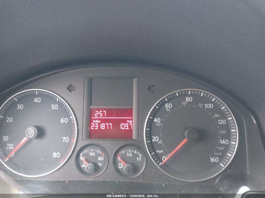 2009 Volkswagen Jetta S VIN: 3VWJM71K39M130833 Lot: 43866333