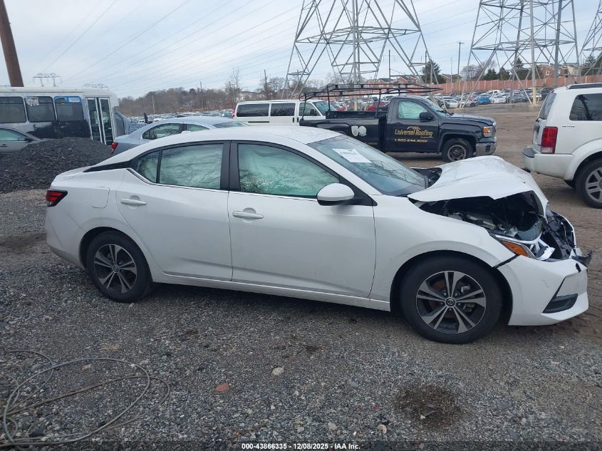 2022 Nissan Sentra Sv Xtronic Cvt VIN: 3N1AB8CV1NY312459 Lot: 43866335