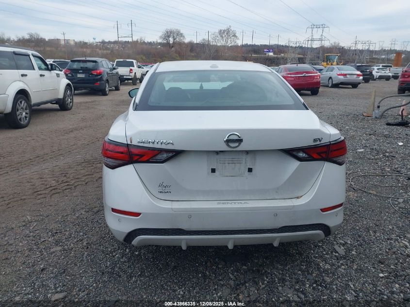 2022 Nissan Sentra Sv Xtronic Cvt VIN: 3N1AB8CV1NY312459 Lot: 43866335