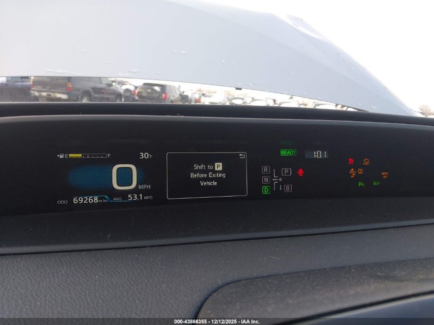 2017 Toyota Prius Four VIN: JTDKARFU7H3034547 Lot: 43866355