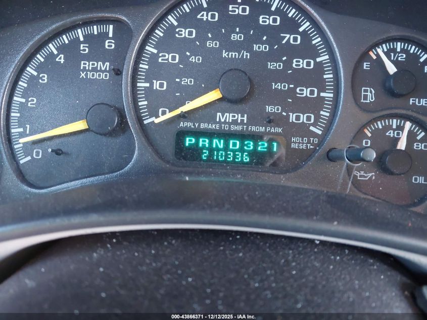 2001 Chevrolet Tahoe Lt VIN: 1GNEC13T01R105540 Lot: 43866371