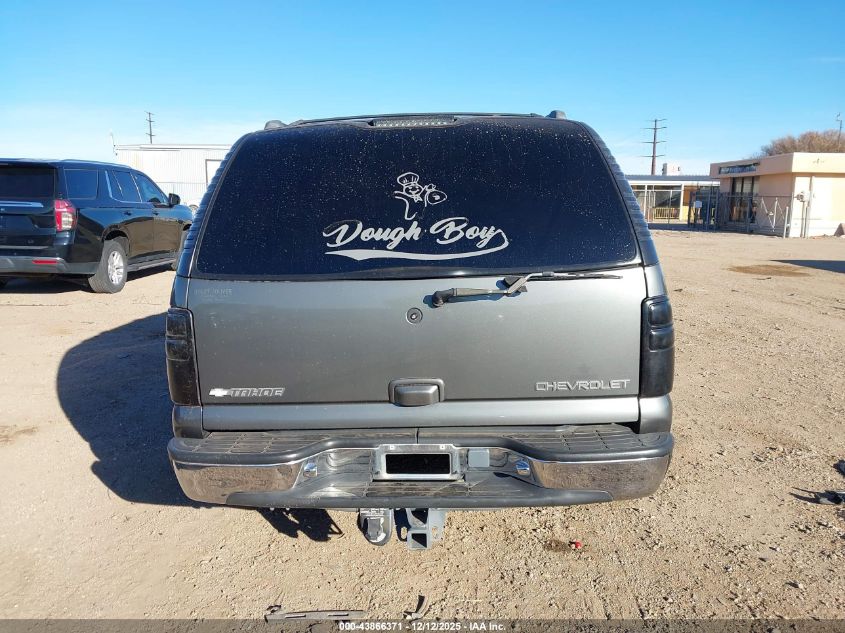 2001 Chevrolet Tahoe Lt VIN: 1GNEC13T01R105540 Lot: 43866371