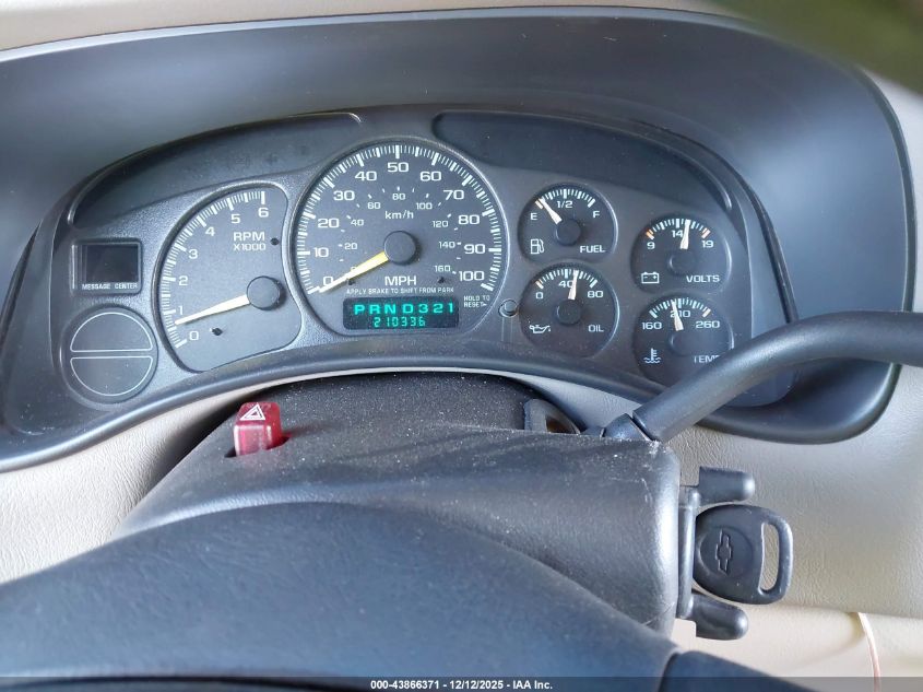 2001 Chevrolet Tahoe Lt VIN: 1GNEC13T01R105540 Lot: 43866371