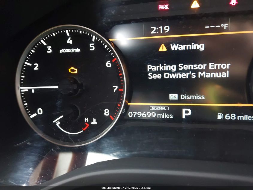 2022 Mitsubishi Outlander VIN: JA4J4UA83NZ021720 Lot: 43866390