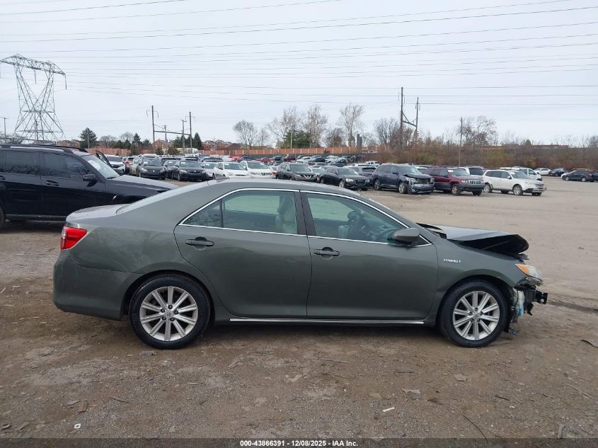 2012 Toyota Camry Hybrid Xle VIN: 4T1BD1FK6CU034092 Lot: 43866391