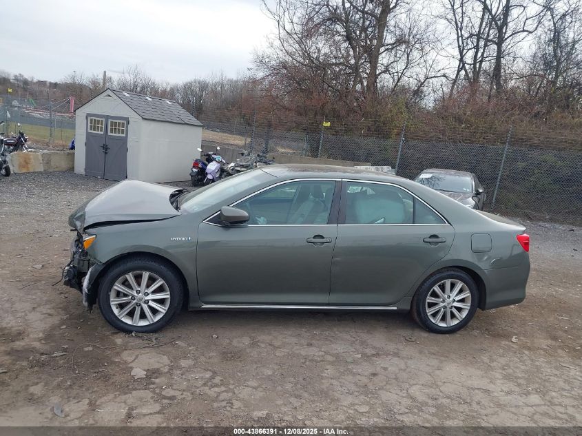 2012 Toyota Camry Hybrid Xle VIN: 4T1BD1FK6CU034092 Lot: 43866391